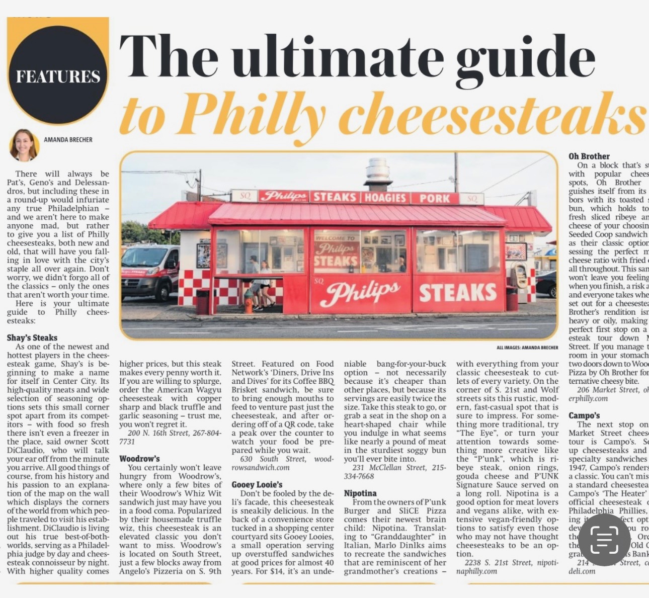 Featured in The Ultimate Guide to Philly Cheesesteaks